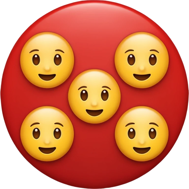 '+5' emoji inside a circle or badge, apple emoji style emoji