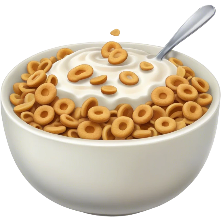 Cereal on a bowl emoji