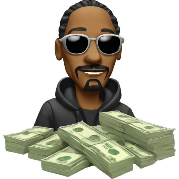 Snoop Dogg WITH MONEY IN FULL emoji