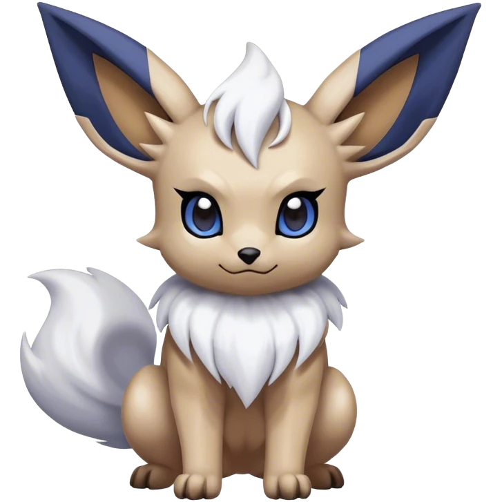 Epic Shiny Cool Cute Kawaii Eevee-Absol-Zorua-Pokemon Full Body emoji