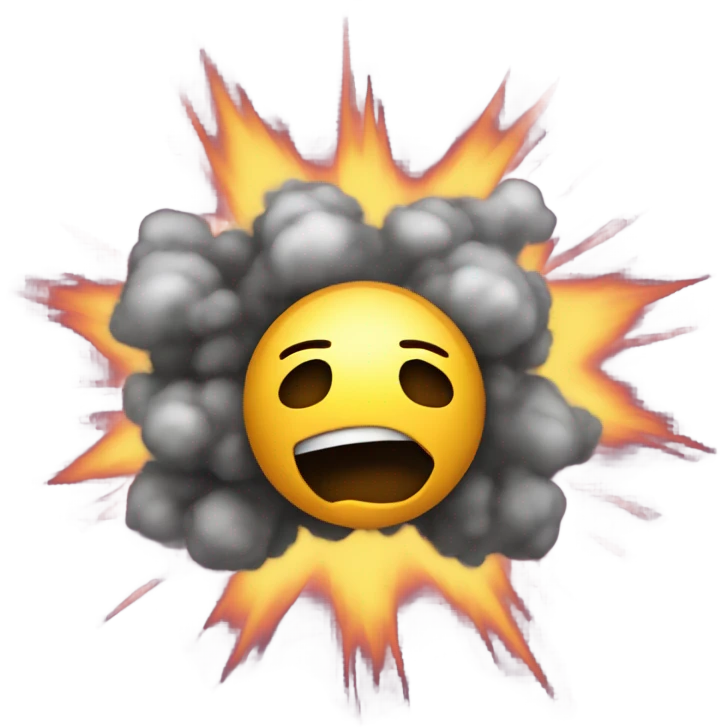 Atomic bomb disco dancing emoji