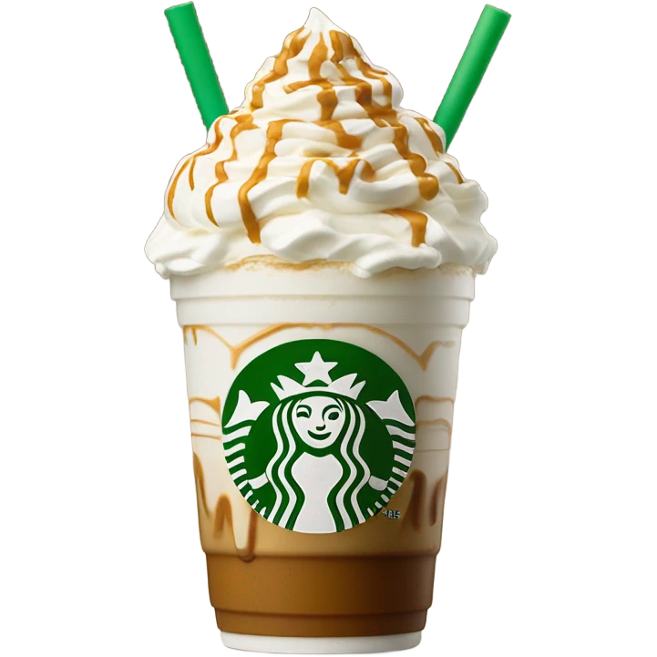 A Starbucks frappe  emoji