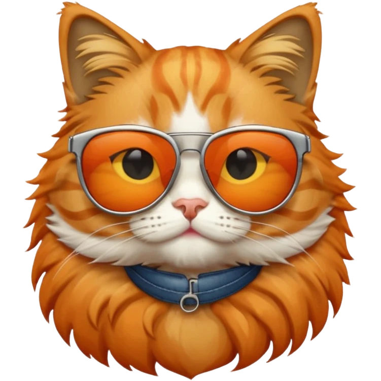 Cat wearing sunglasses emoji