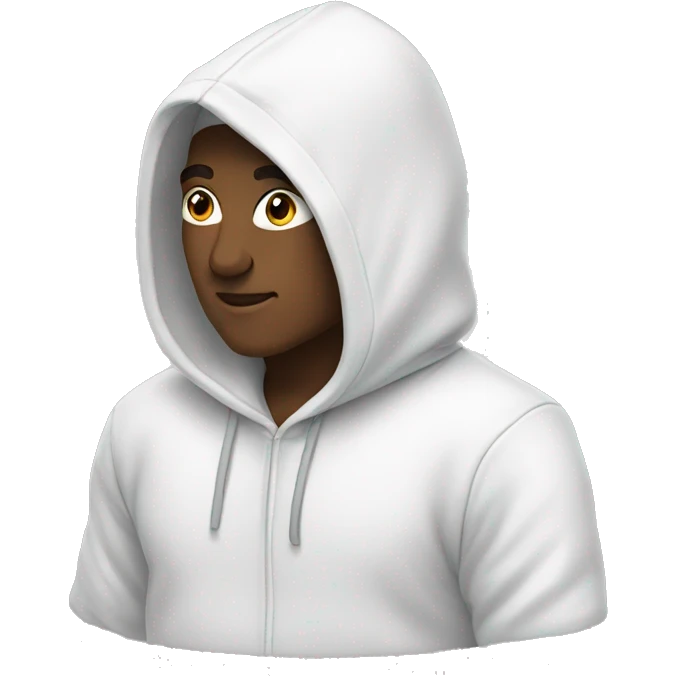 White hoodie emoji