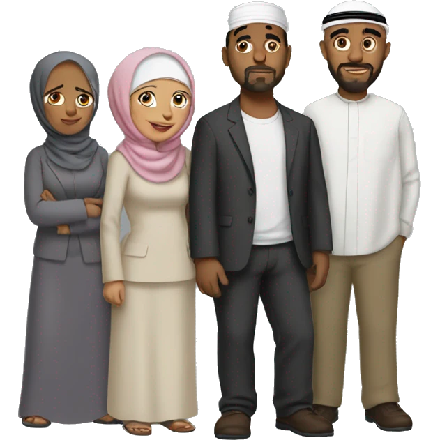 Muslim family guy emoji