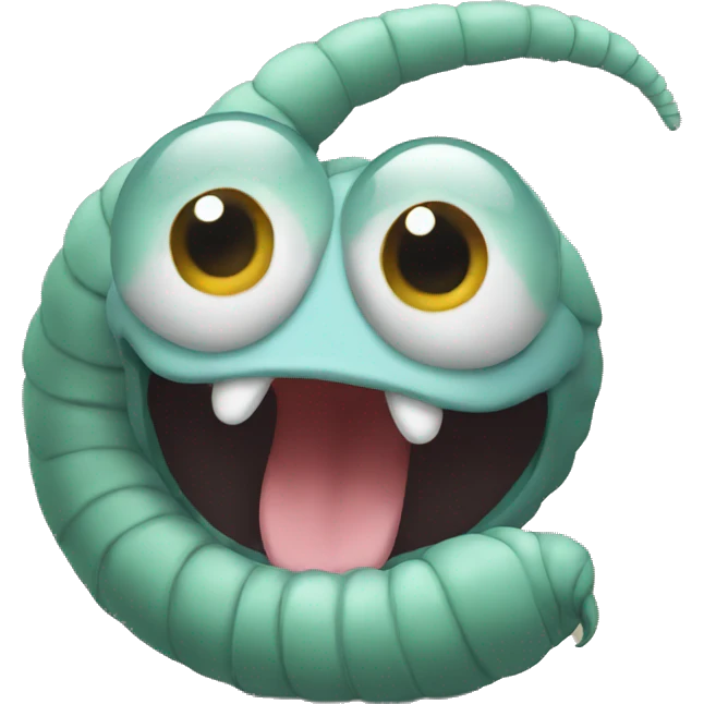 Worm emoji