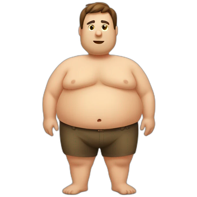 Thick-man-Stomach emoji