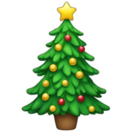xmas tree emoji