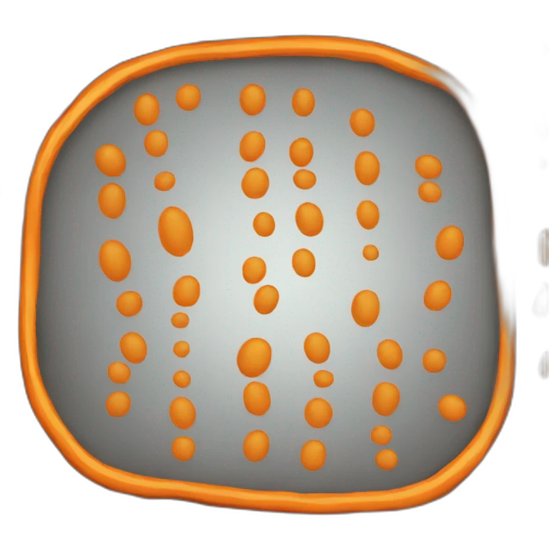 Orange et noir emoji