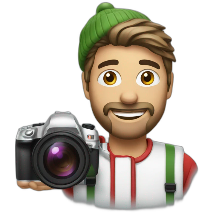 Christmas photographer  emoji