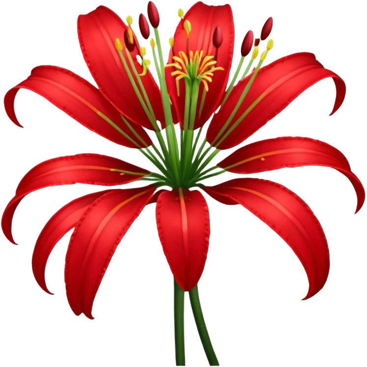 Red spider lily emoji