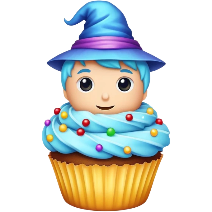 Cupcake mage emoji