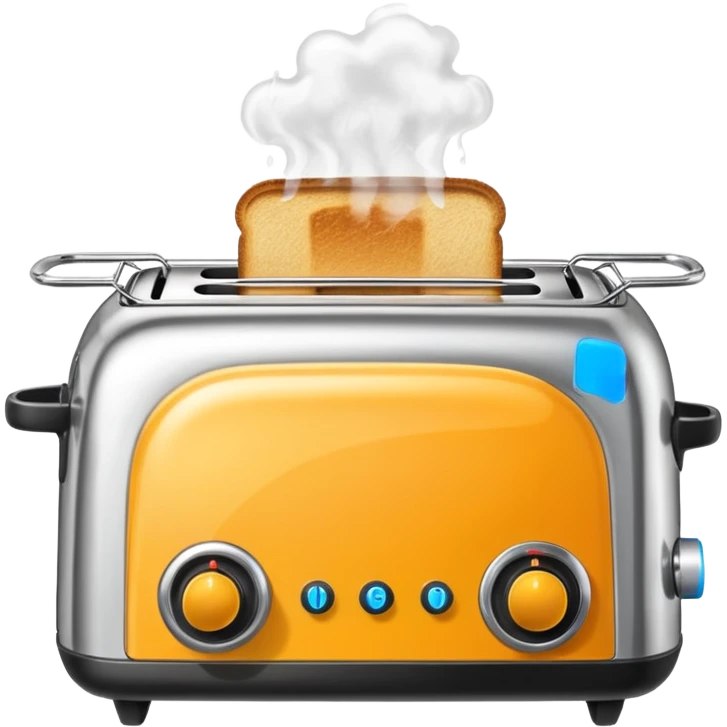 A toaster washing himself in a tub emoji