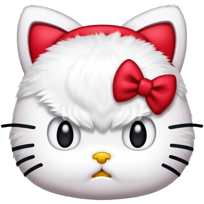 Angry hello kitty  emoji