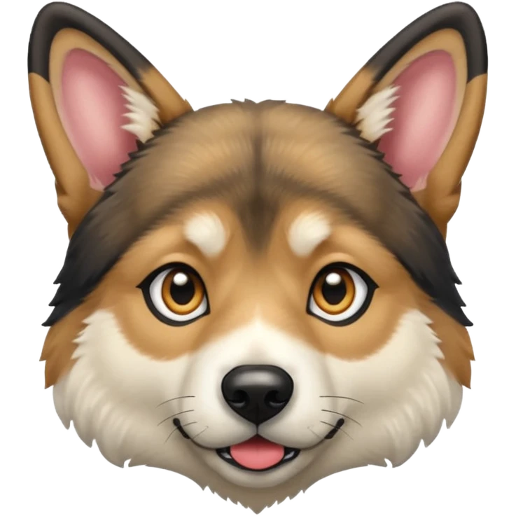 German shepherd husky mix emoji