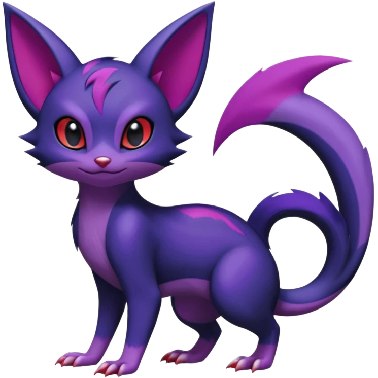  Noibat-Sneasel-Purrloin-Fakémon-hybrid-creature (full body)  emoji