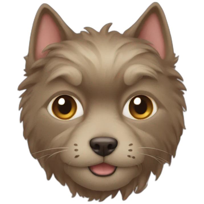 cat-dog-man emoji
