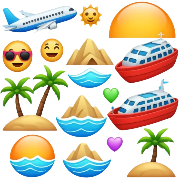 aesthetic travel blog emoji emoji