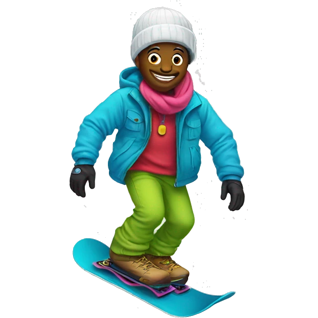 Snowboard Genie  emoji
