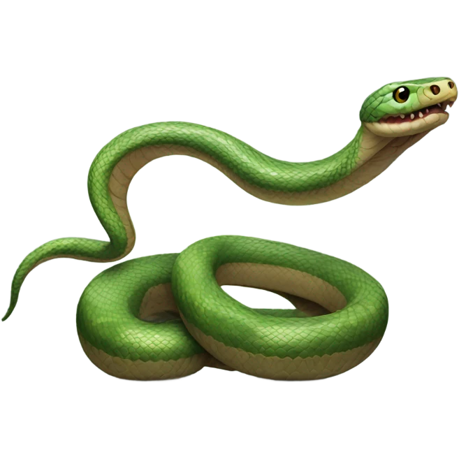snake with arms emoji