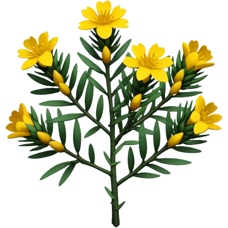 Black gorse emoji