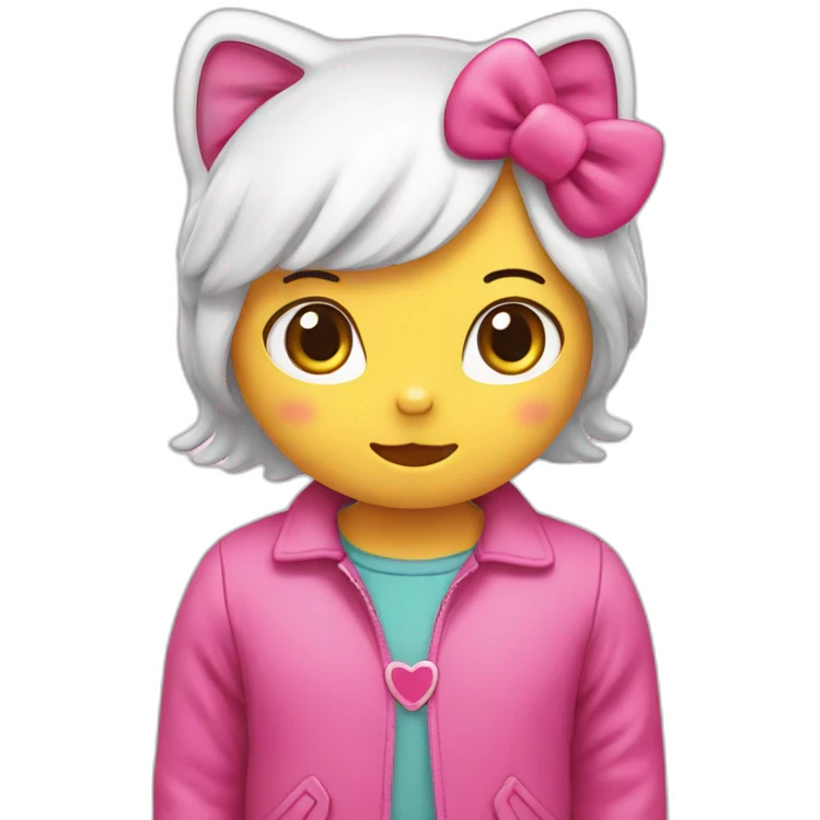 Hello kitty emoji