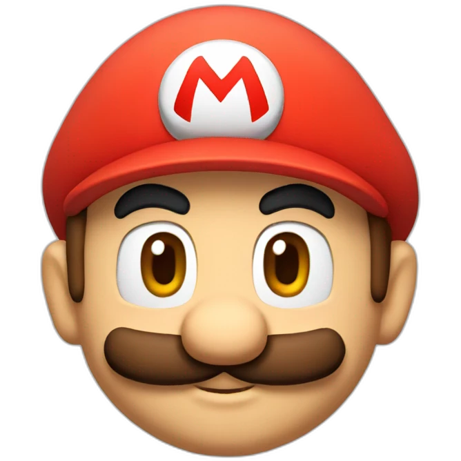 mario with a red hat emoji