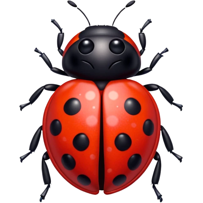 ladybug with glitter emoji