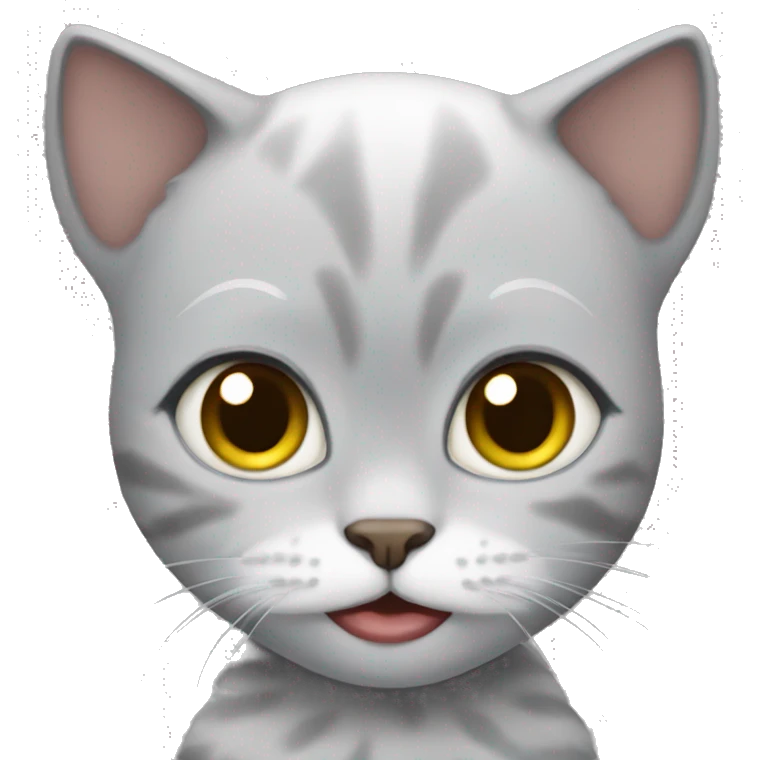 Grandma kitten emoji