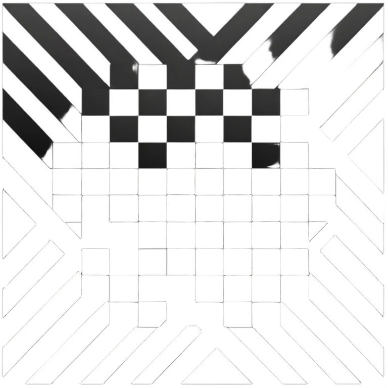 Black and white squares emoji