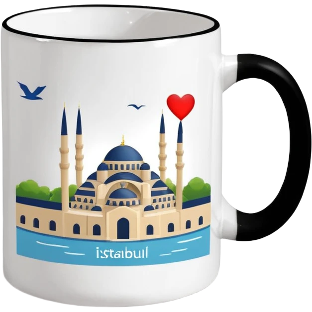mug-cup-with-text-ı❤️Istanbul- emoji