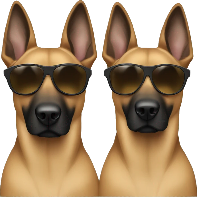 belgian-malinois add sunglasses emoji