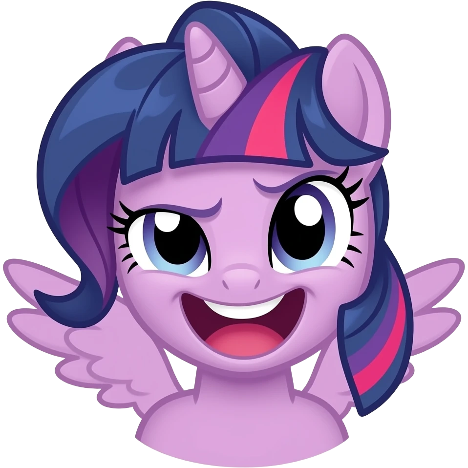 Pinkie pay tirandose una yufa emoji