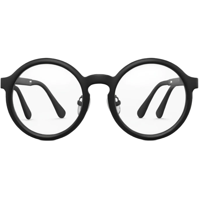 Create a high-quality 3D render that transforms the emojis 👓 into 3D objects. Pixar-style, 

 emoji