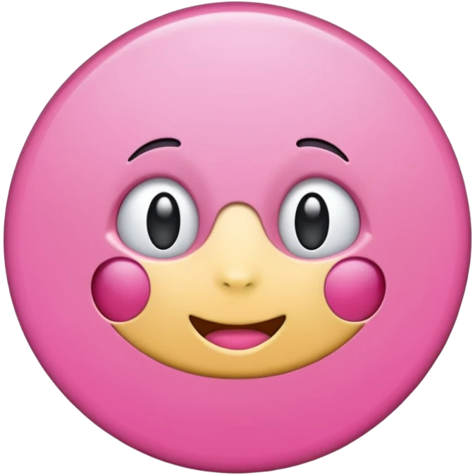 Pink sticker emoji