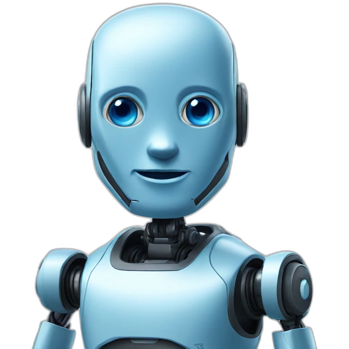ai robot blue emoji