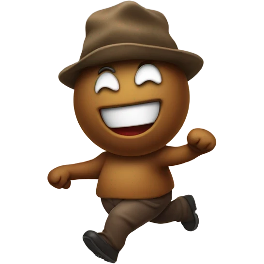 Poop emoji on a walk emoji