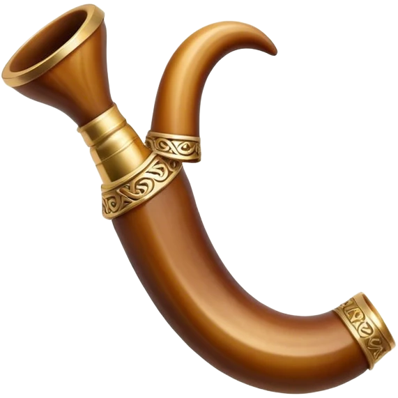 Mini shofar emoji