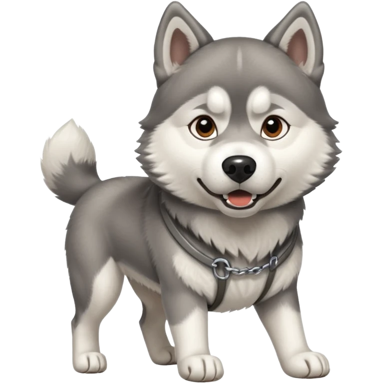 Sled dog emoji