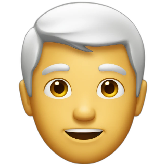 tilted guy emoji