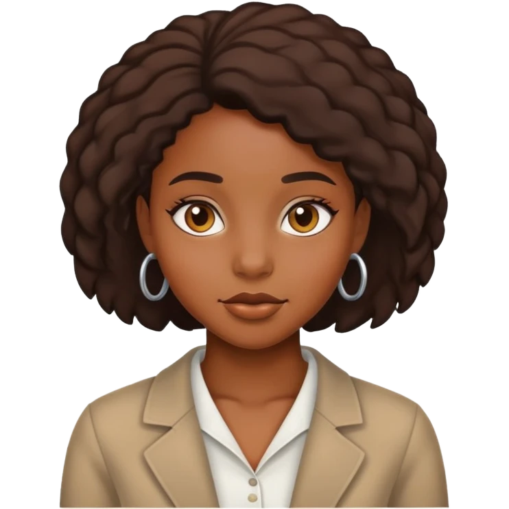 Big black girl emoji