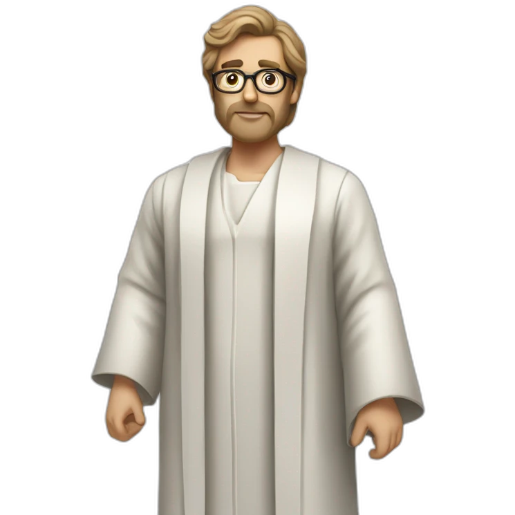 Plato is a doctor in a robe emoji