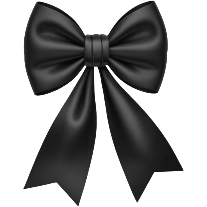 Black Bow emoji
