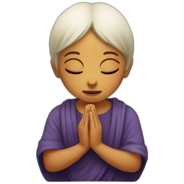 Hasbulla face praying emoji