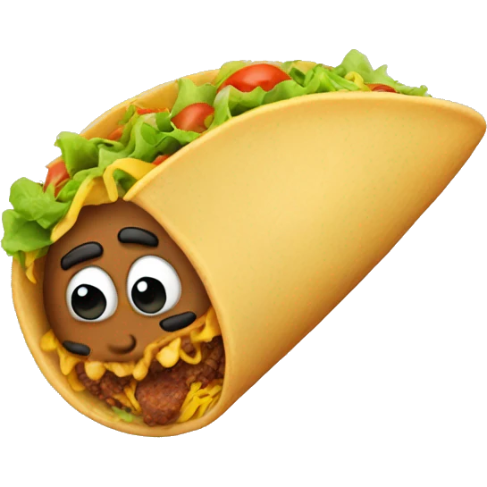 flying taco emoji