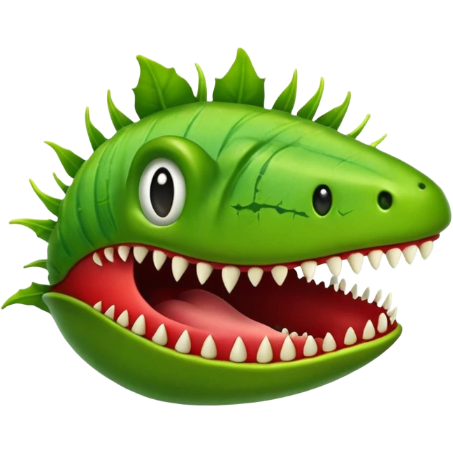 realistic venus fly trap emoji