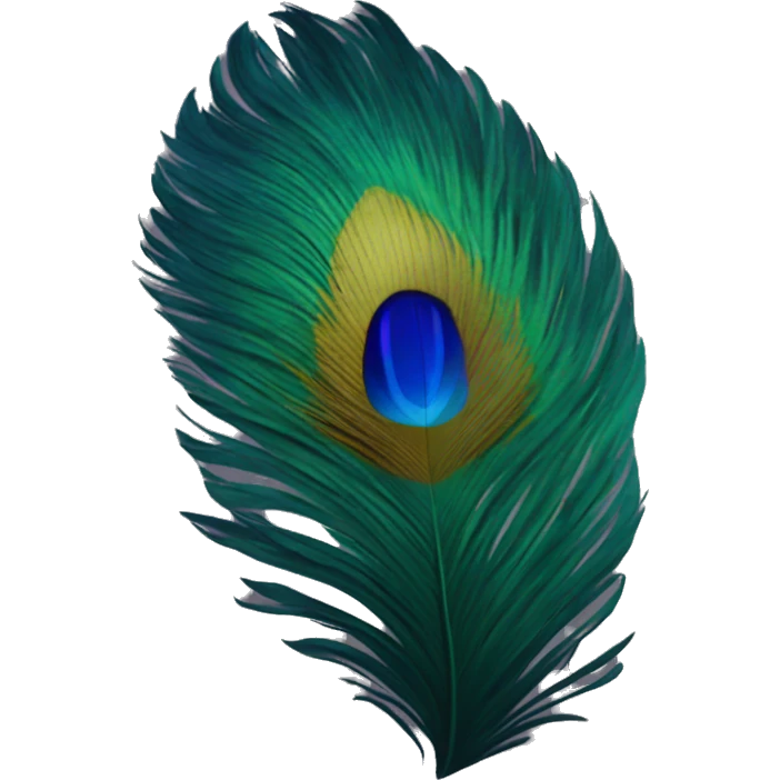Peacock feather  emoji