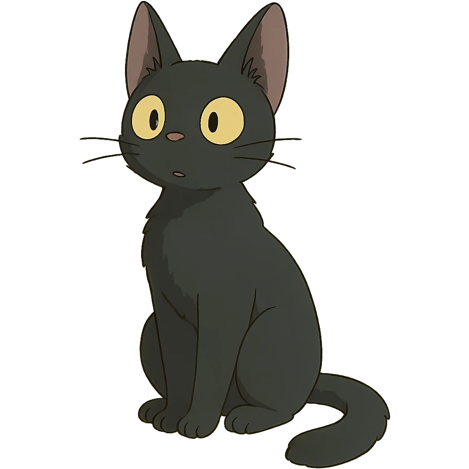 ghibli style cat emoji