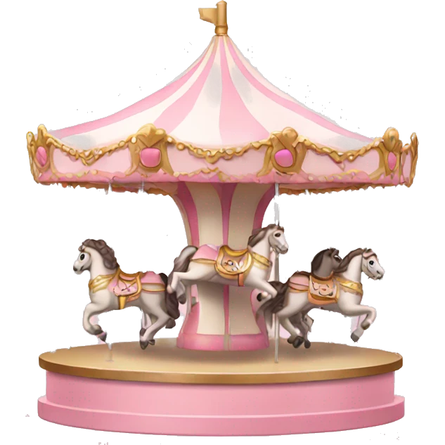 Light pink carousel  emoji