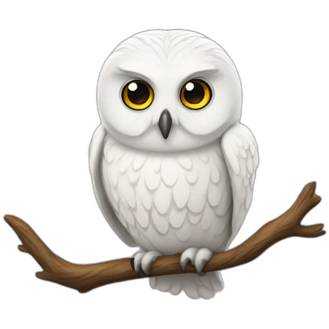 Harry Potter white owl emoji